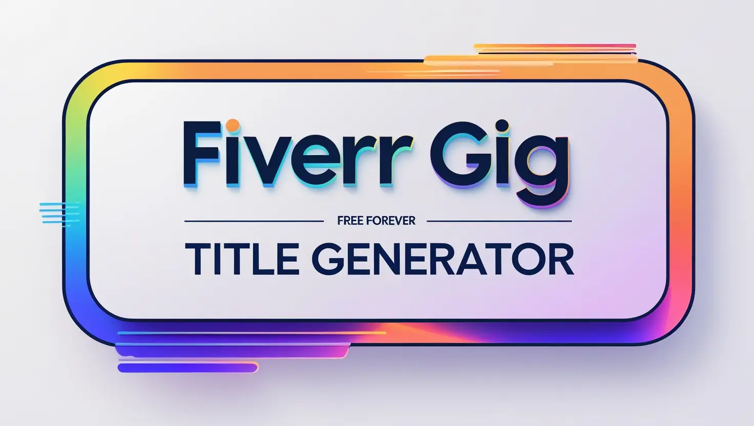 Fiverr Gig Title Generator | Free Forever 1 Fiverr Gig Title Generator Free Forever